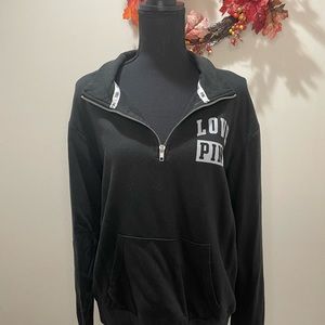 Victoria’s Secret PINK 1/4 zip Pullover Sweatshirt